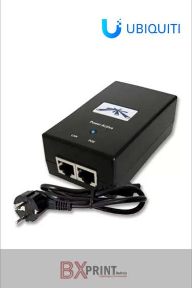 UBIQUITI INYECTOR POE 24V 24W 1A