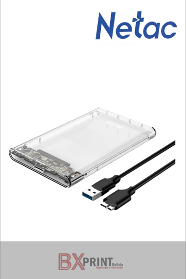NETAC 2.5 PORTABLE HARD DISK CLEAR CASE