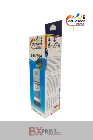 TINTA GENERICA PARA IMPRESORA EPSON 70ML 544 (CYAN) ULTRAMAX