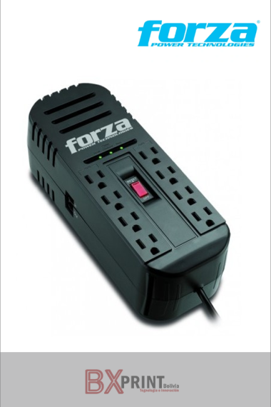 FORZA REGULADOR AUTOMÁTICO VOLT. 2200VA/1100W