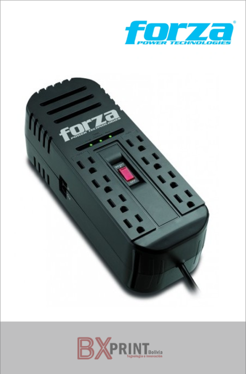FORZA REGULADOR AUTOMÁTICO VOLT. 2200VA/1100W