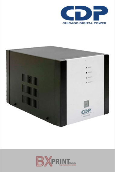CDP REGULADOR DE VOLTAJE CAPACIDAD 2400VA / 1800W 8 TOMAS