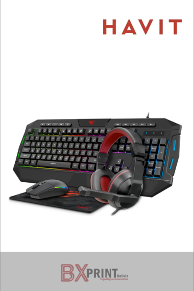 HAVIT COMBO GAMING 4N1 EN ESPAÑOL