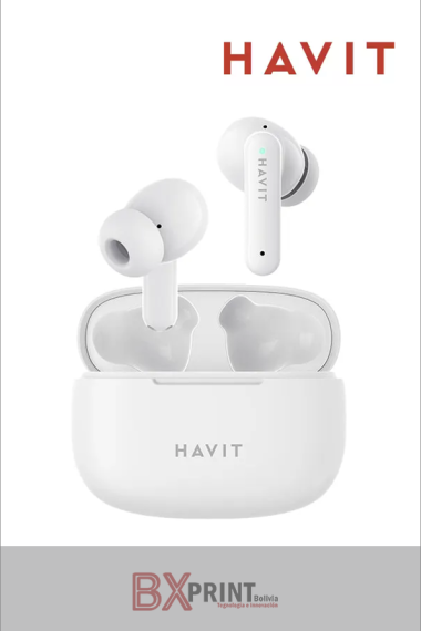 HAVIT AURICULARES INALAMBRICOS ESTEREO BLANCOS TW967