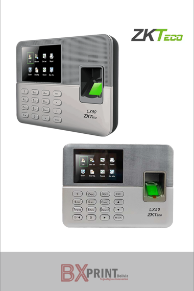 CONTROL DE ASISTENCIA LX50 CON PUERTOS USB ZKTECO