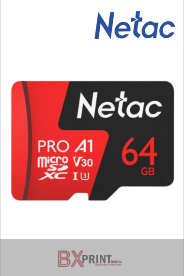 NETAC MEMORIA MICRO SD DE 64 GB EXTREME PRO