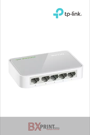 SWITCH DE 5 PUERTOS TL-SF1005D 10-100MBPS PLÁSTICO