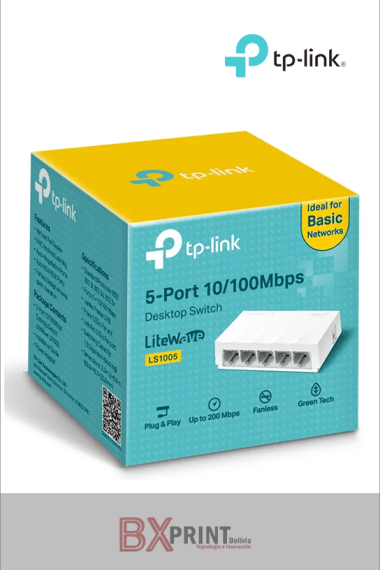 SWITCH 5 PUERTOS LS1005 10-100 MBPS