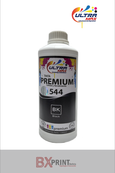 TINTA PARA IMPRESORA EPSON DE 1000 ML 544 (BLACK) GENERICA ULTRAMAX