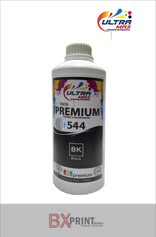 TINTA PARA IMPRESORA EPSON DE 1000 ML 544 (BLACK) GENERICA ULTRAMAX