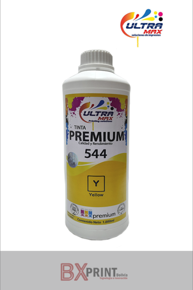 TINTA PARA IMPRESORA EPSON DE 1000 ML 544 (YELOW) GENERICA ULTRAMAX