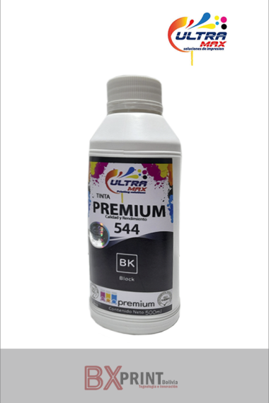 TINTA PARA IMPRESORA EPSON DE 500 ML 544 (BLACK) GENERICA ULTRAMAX