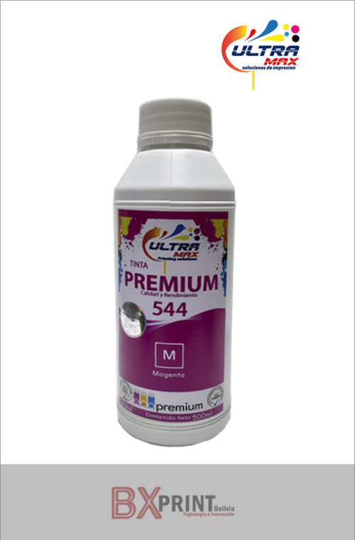 UMAX TINTA PARA IMPRESORA EPSON DE 500 ML 544 (MAGENTA) GENERICA ULTRAMAX