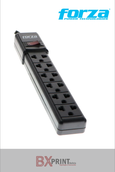 FORZA REGLETA 2200W, 6 TOMAS NEMA UNIVERSALES