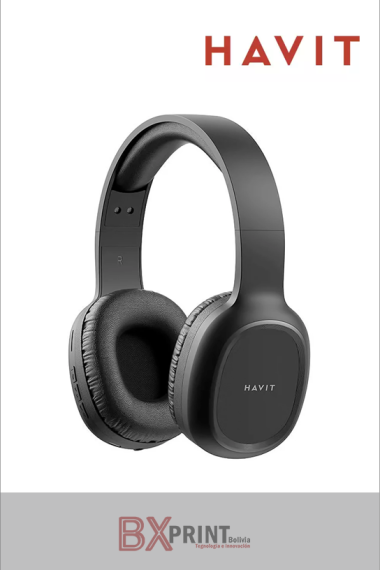 AUDIFONOS BLUETOOTH 5.1 COLOR NEGRO HAVIT
