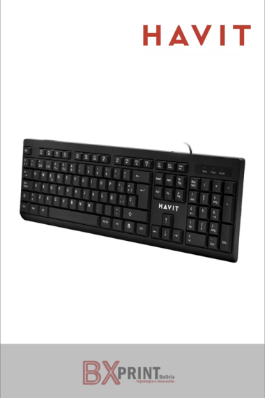 HAVIT TECLADO USB KB376 CABLEADO