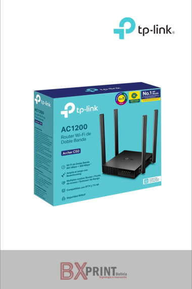 ROUTER INALAMBRICO DOBLE BANDA ARCHER C50 TP-LINK