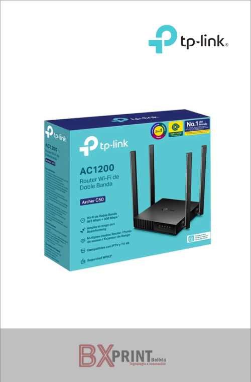 ROUTER INALAMBRICO DOBLE BANDA ARCHER C50 TP-LINK
