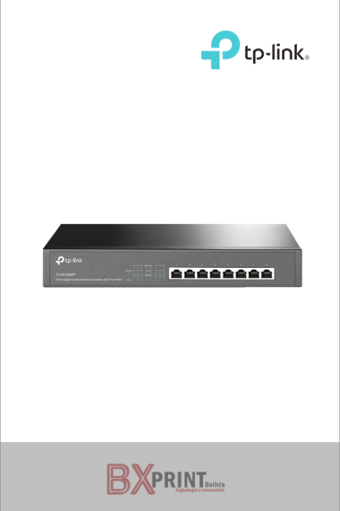 SWITCH POE 8 PUERTOS GIGABIT