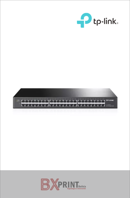 SWITCH DE 48 PUERTOS GIGABIT RACKEABLE