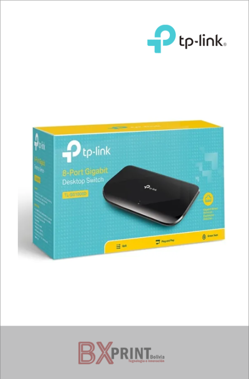 TP-LINK SWITCH 8 PUERTOS GIGABIT DESKTOP