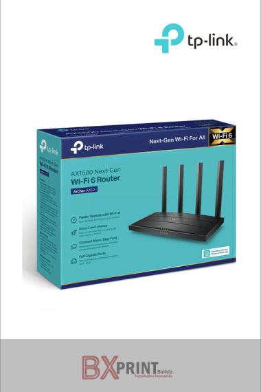TP-LINK ROUTER INALAMBRICO WIFI 6 ARCHER AX1500