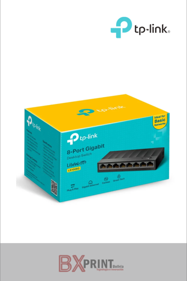 TP-LINK SWITCH LITE WAVE 8 PUERTOS